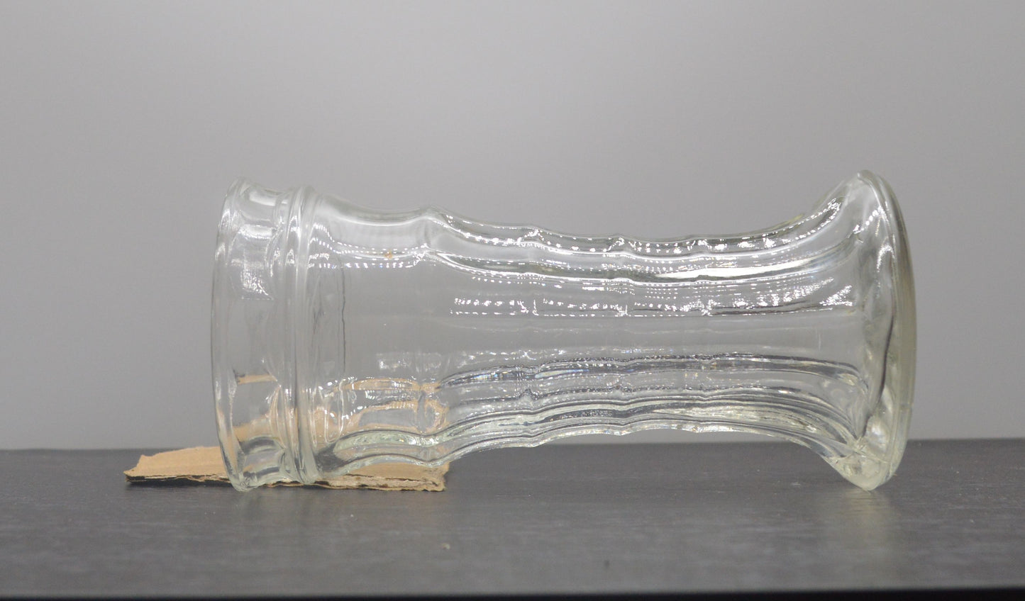 Vintage Pressed Glass Vase – Rare Rectangular Pattern, 6¼”