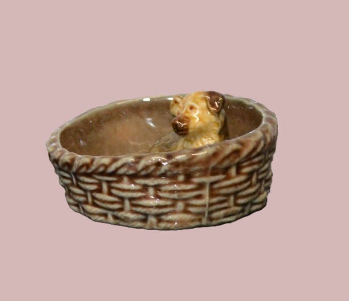 WADE TRINKET DISH WITH A DOG INSET - TMD167207