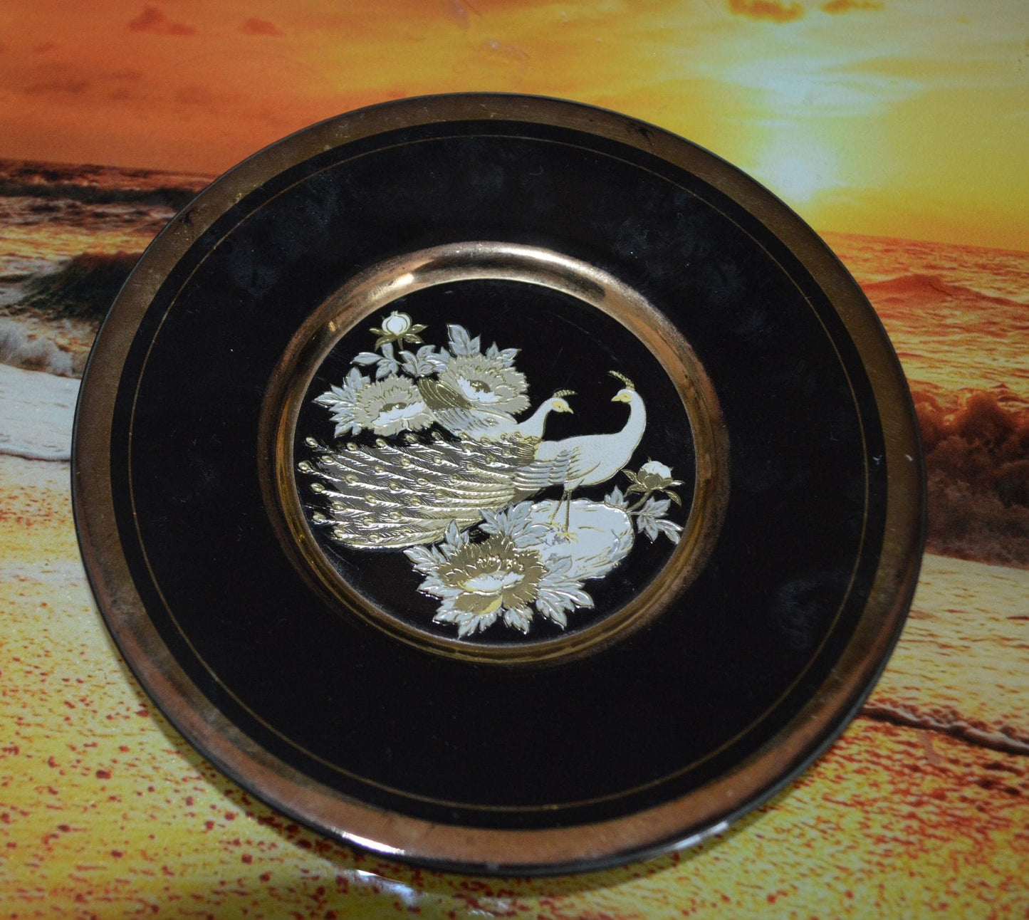 Two Chokin Plates – Swan and Flower Designs - TMD167207