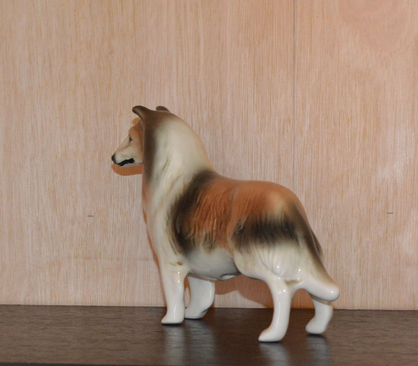 DOG FIGURINE ROUGH COLLIE