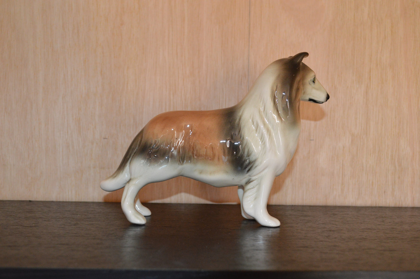 DOG FIGURINE ROUGH COLLIE