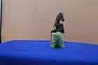 Unusual Foreign Horse Figurine in Action