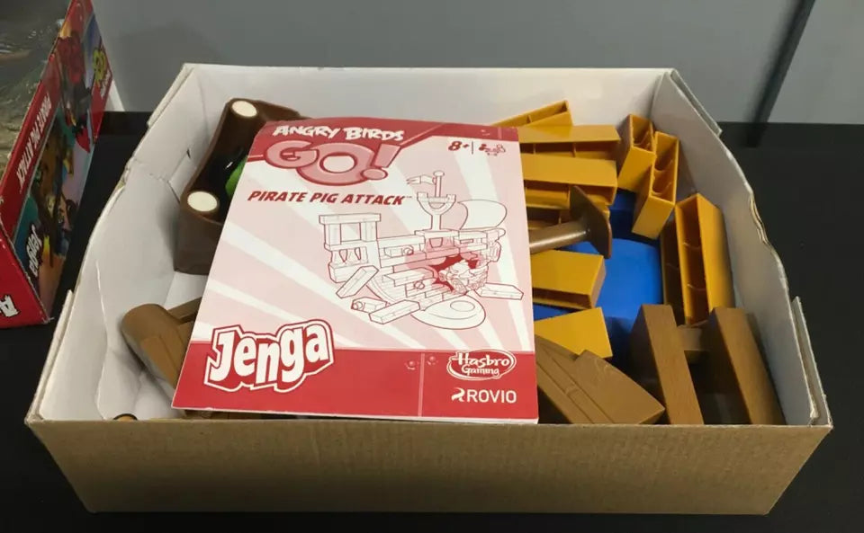 Angry Birds Go! Pirate Pig Attack Jenga – ToyBoxed - TMD167207