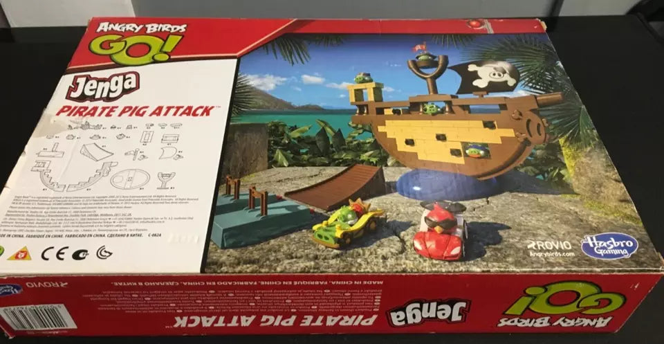 Angry Birds Go! Pirate Pig Attack Jenga – ToyBoxed - TMD167207