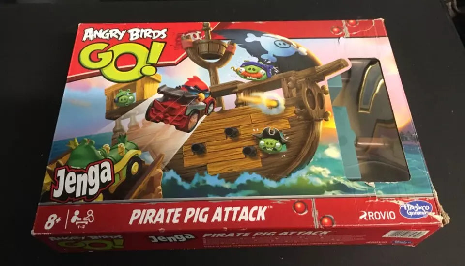 Angry Birds Go! Pirate Pig Attack Jenga – ToyBoxed - TMD167207