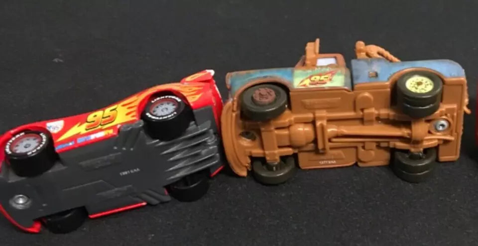 Disney Pixar Cars Toy Bundle - Track, Vehicles, & DVD - TMD167207