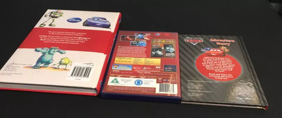 Disney Pixar Cars Toy Bundle - Track, Vehicles, & DVD - TMD167207