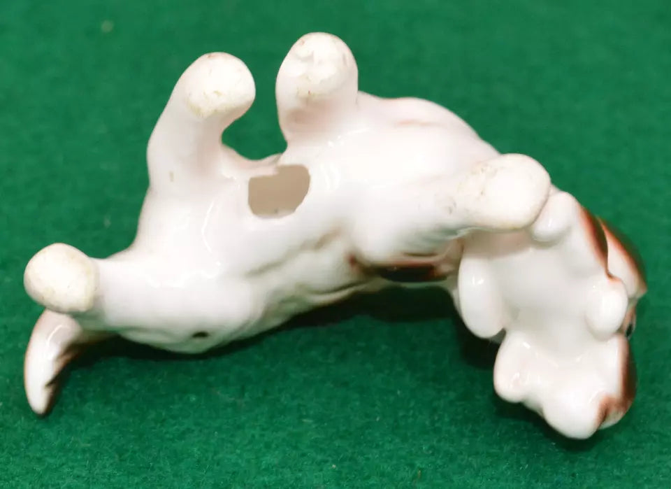Two Collectible Miniature Dog Figurines – Different Breeds