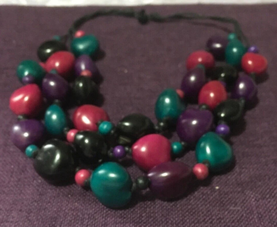 Jewellery Bundle of 8 – Handpicked Pink & Purple Beaded Necklaces