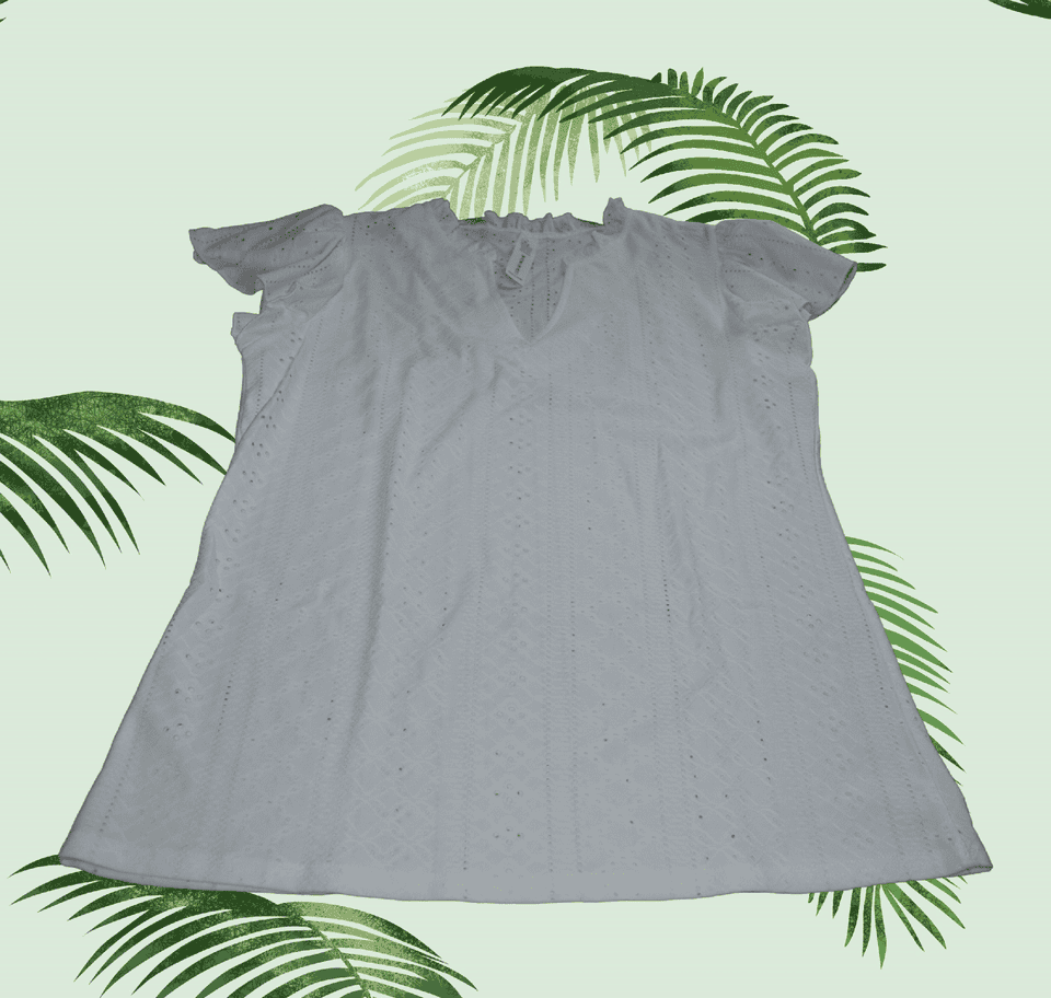 Blooming Jelly Women's Short Sleeve Top - White, - TMD167207