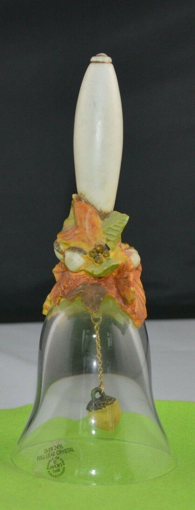 AVON LEAD CRYSTAL BELL WITH OAK LEAVES AND ACORNS ON THE HANDLE VERY GOOD CONDITION(PREVIOUSLY OWNED) - TMD167207