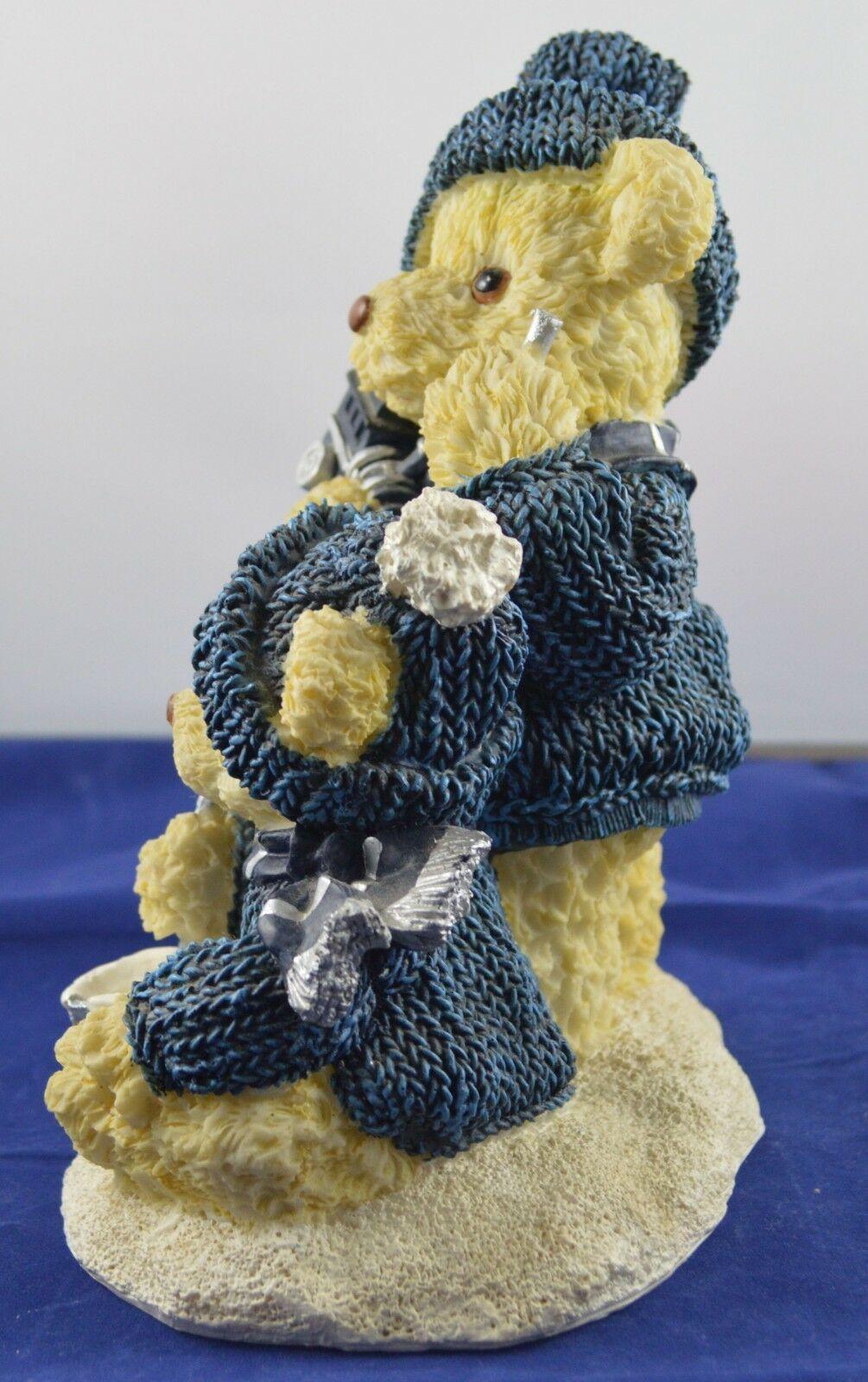 BEARS THREE TEDDY BEAR ORNAMENTS - TMD167207