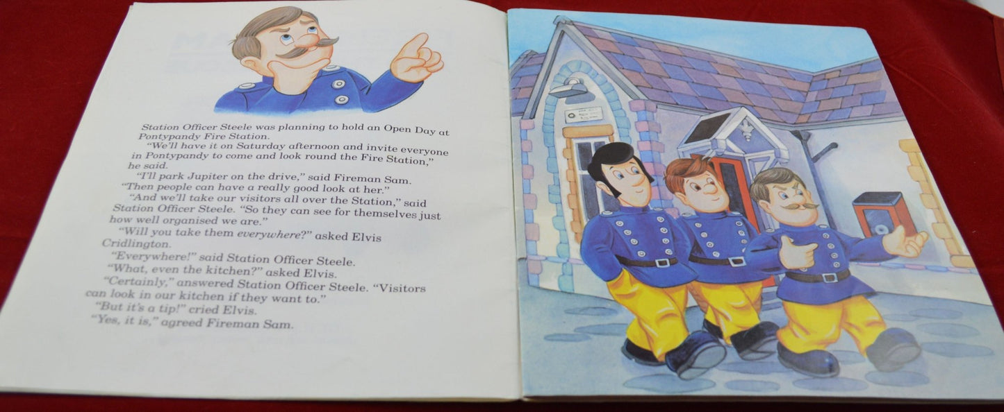 CHILDRENS BOOKS SIX FIREMAN SAM BOOKS(PREVIOUSLY OWNED)GOOD CONDITION. - TMD167207