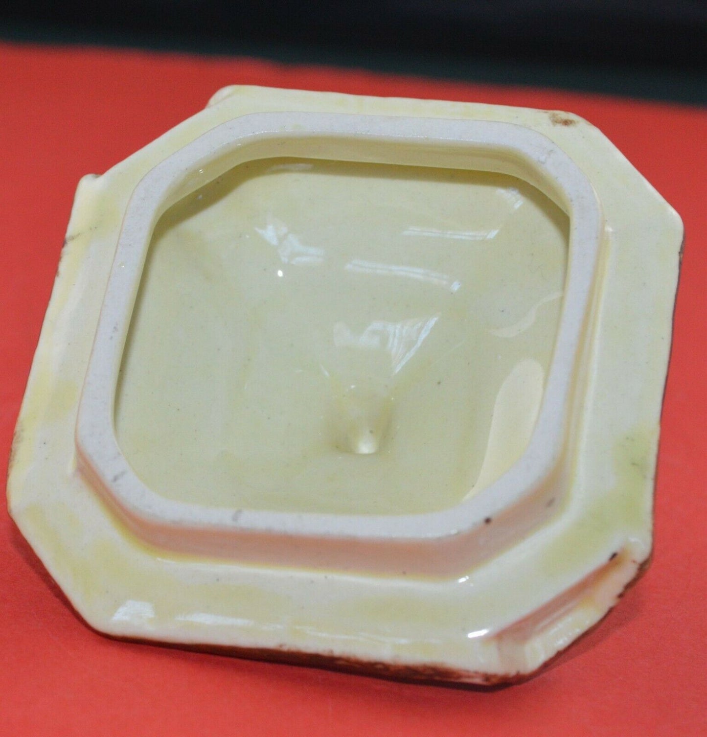 COTTAGEWARE KEELE STREET POTTERY TEAPOT MILK JUG COVERED SUGAR CONTAINER(PREVIOUSLY OWNED) FAIRLY GOOD CONDITION - TMD167207