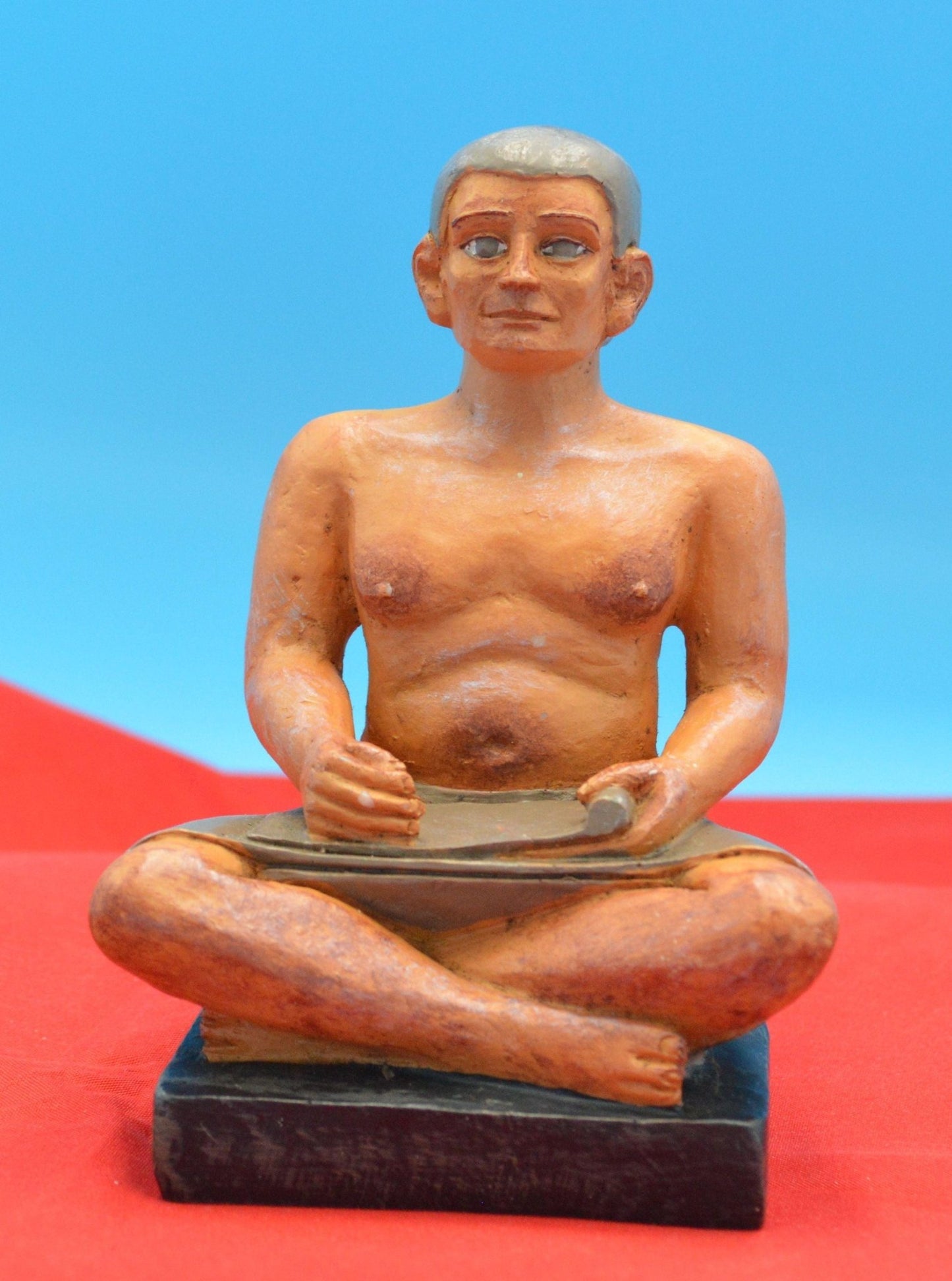 DECORATIVE FIGURINE MAN SITTING CROSSED LEGGED - TMD167207