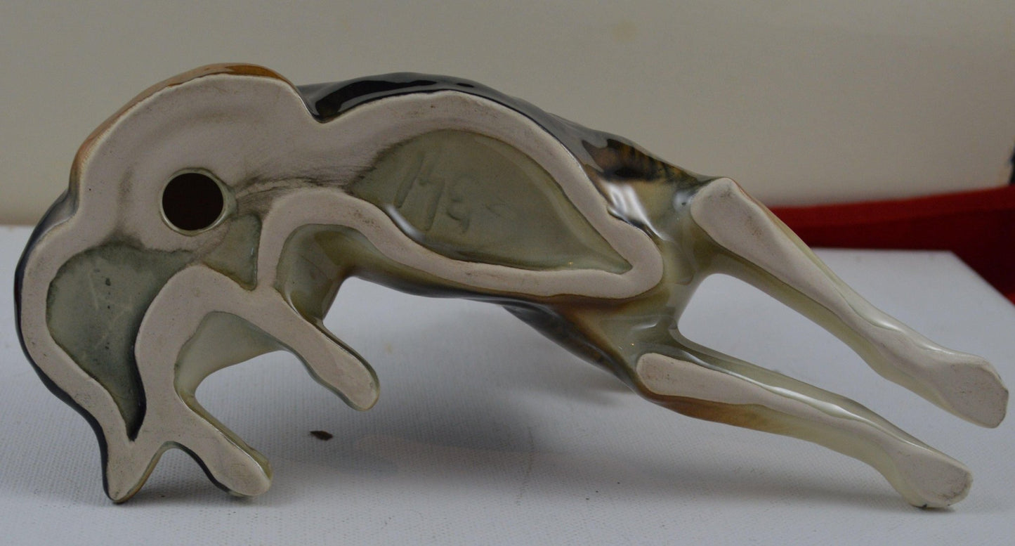 DOG FIGURINE VINTAGE TRENTHAM ART WARE ALSATIAN VERY GOOD CONDITION - TMD167207