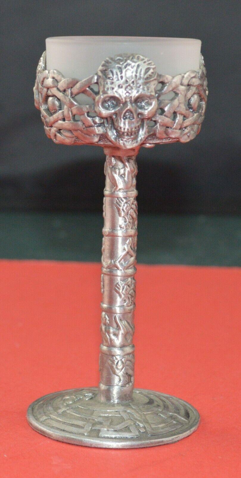 ONE METAL CAST TEALIGHT HOLDER & ONE DRAGON ON A CROSS w/GREEN FAKE GEM - TMD167207