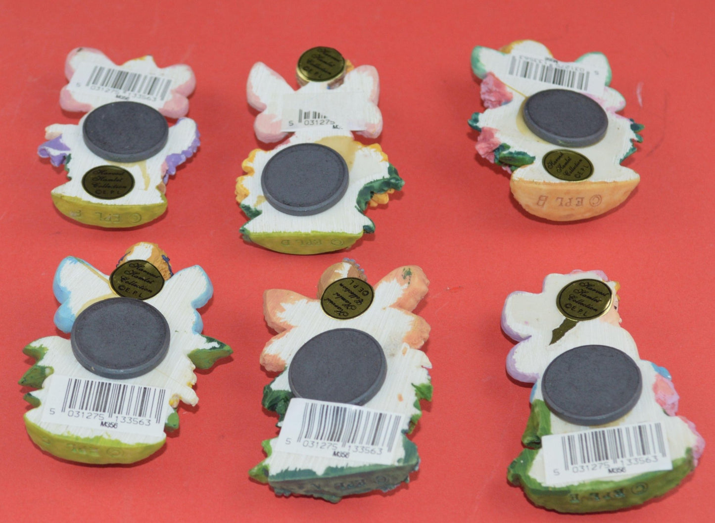 SIX DIFFERENT FAIRY FRIDGE MAGNETS HARVEST HAMLET COLLECTION(SHOP CLEARANCE) - TMD167207