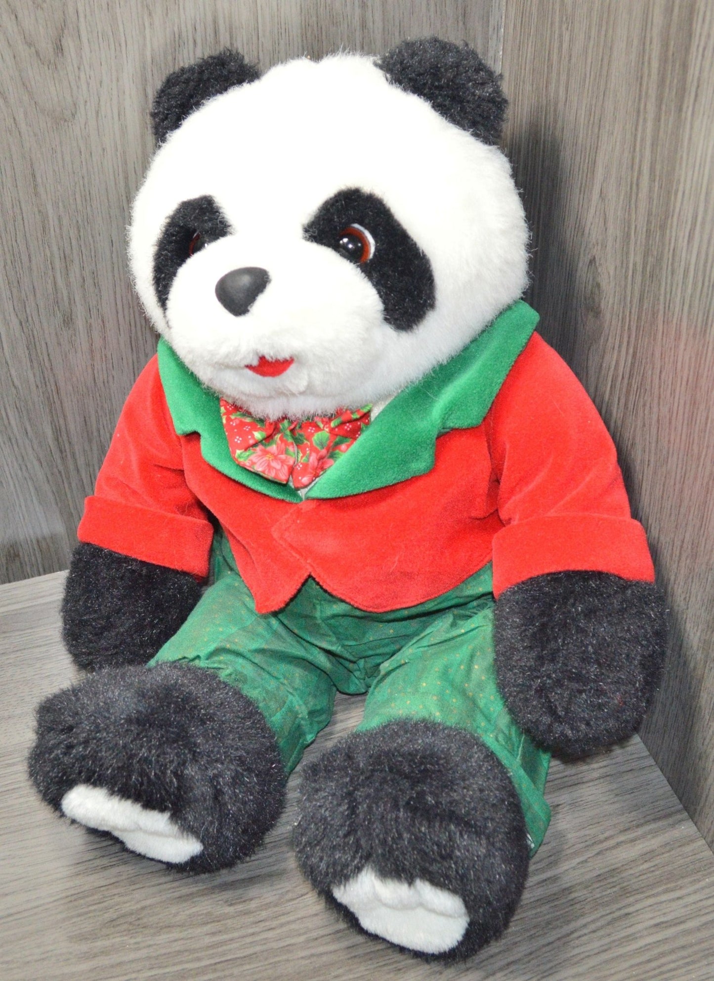 SOFT TOY ALLDERS CHRISTMAS PANDA(PREVIOUSLY OWNED)GOOD CONDITION - TMD167207