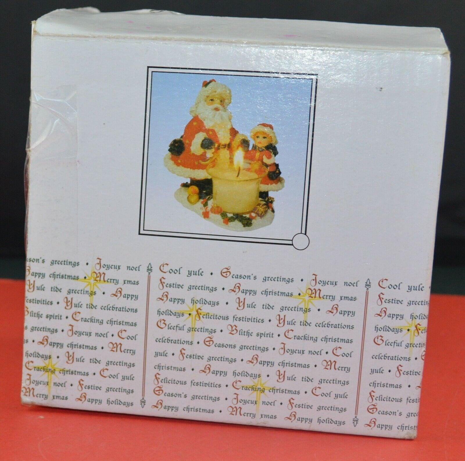 THE HOUSE OF VALENTINA SANTA CANDLE ORNAMENT WITH WHITE CANDLE - TMD167207