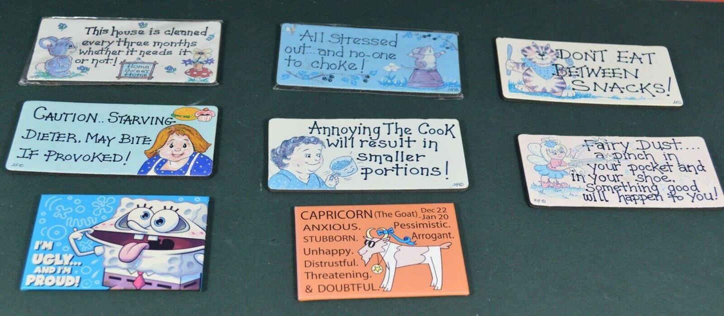 TWENTY SLOGAN FRIDGE MAGNETS - TMD167207