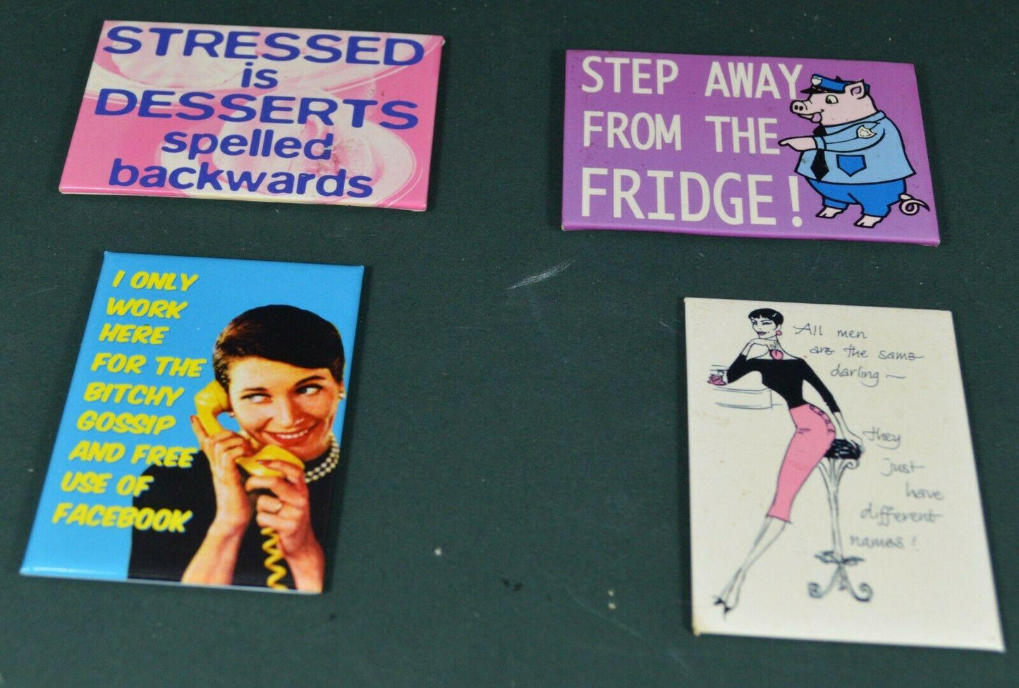 TWENTY SLOGAN FRIDGE MAGNETS - TMD167207