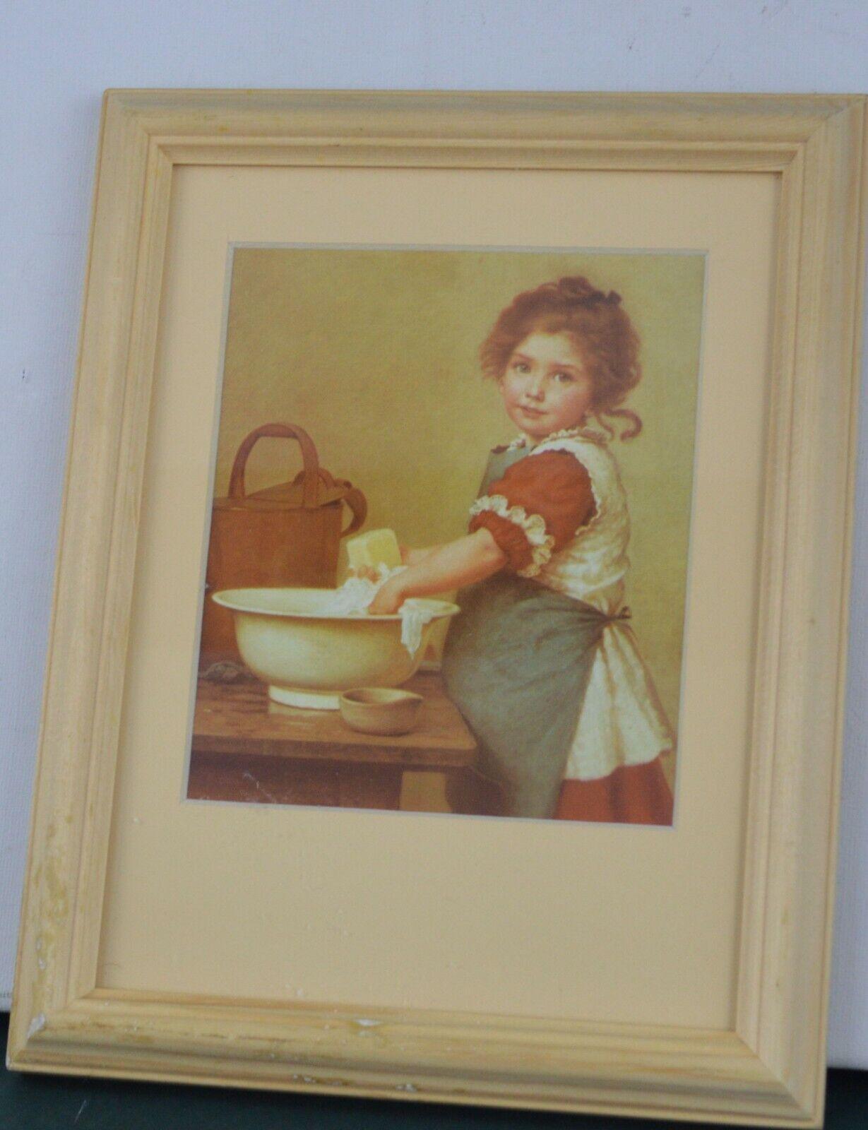 TWO FRAMED PRINTS DEPICTING DOMESTIC STYLE SCENES - TMD167207