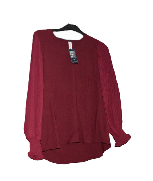 Blooming Jelly Women's Dark Red Top  with Free UK Postage