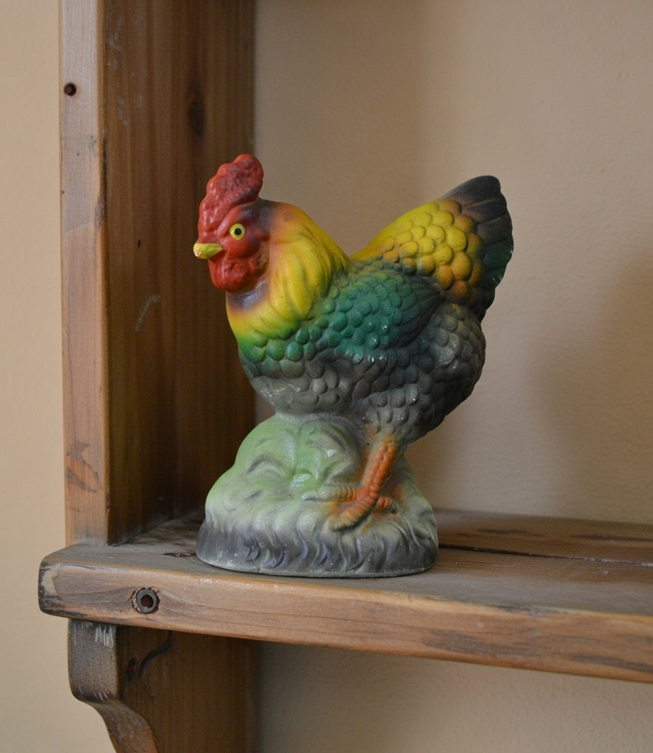 Colourful Chicken Figurine