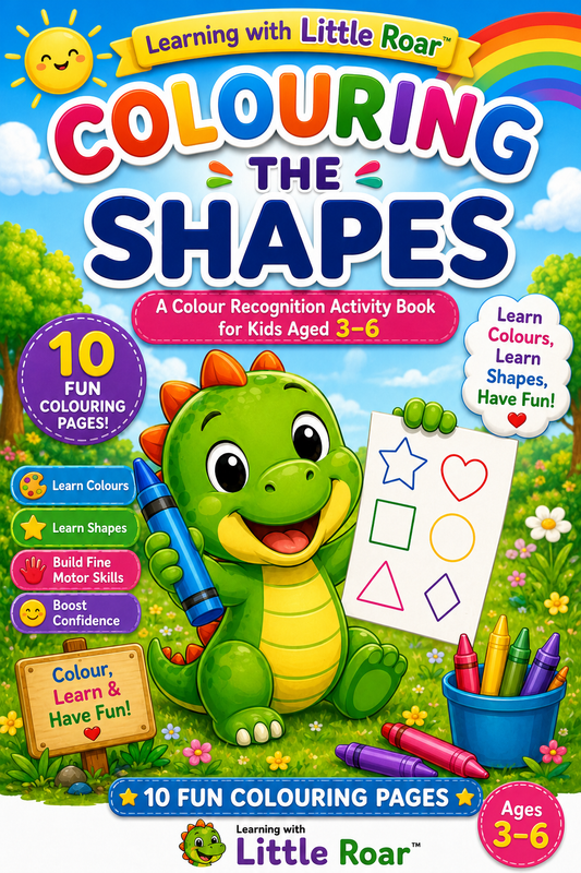 Learning with Little Roar™ Colouring the Shapes