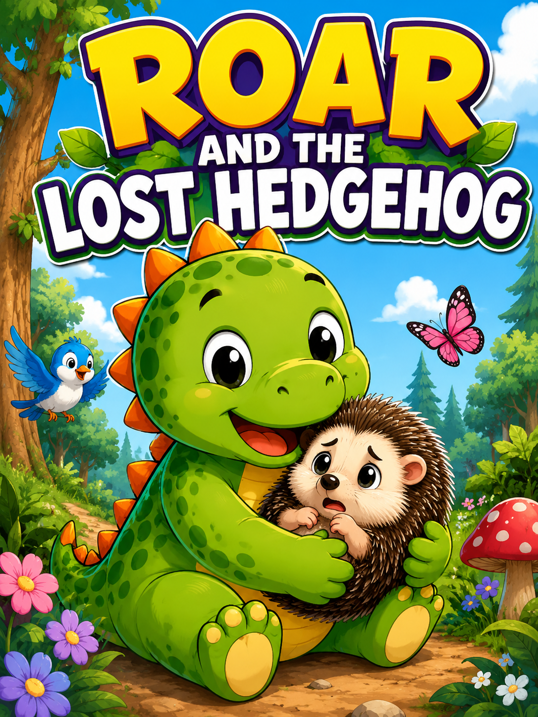 Roar and the Lost Hedgehog – Children's Picture Story & Activity Book (Digital PDF)