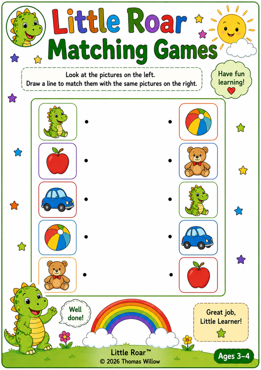 Little Roar Matching Games.
