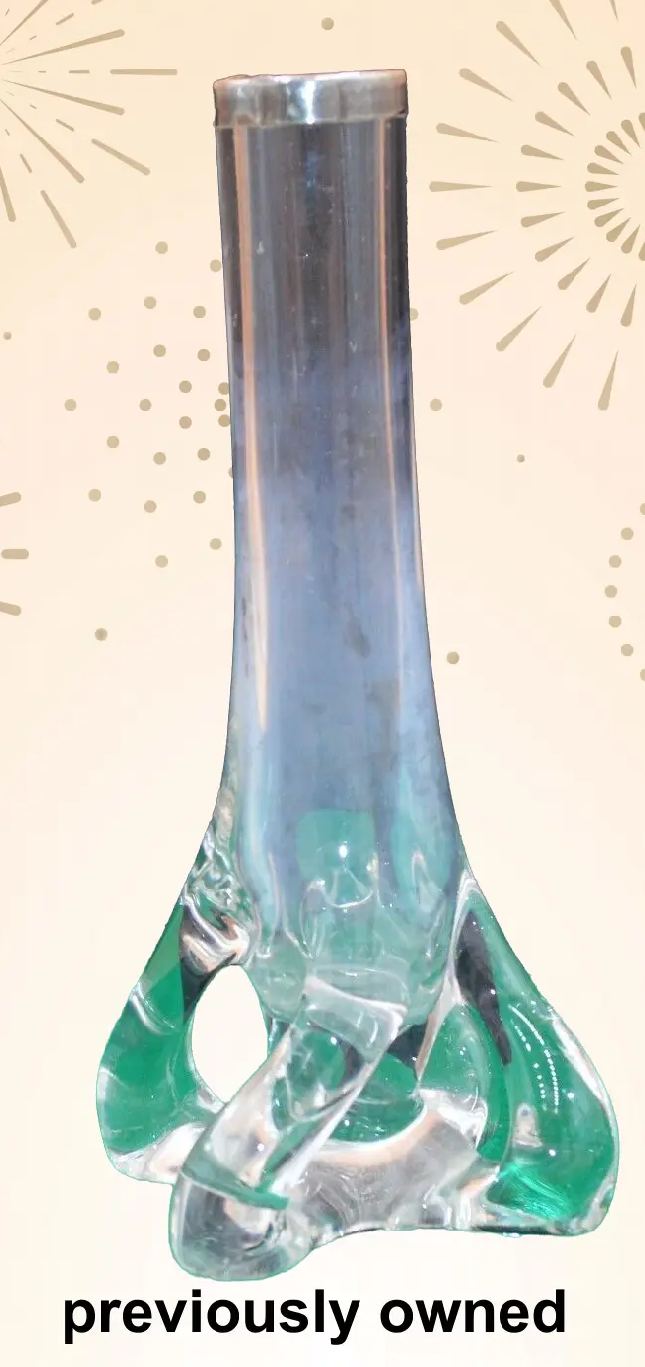 Hallmarked Silver Art Glass Bud Vase - TMD167207