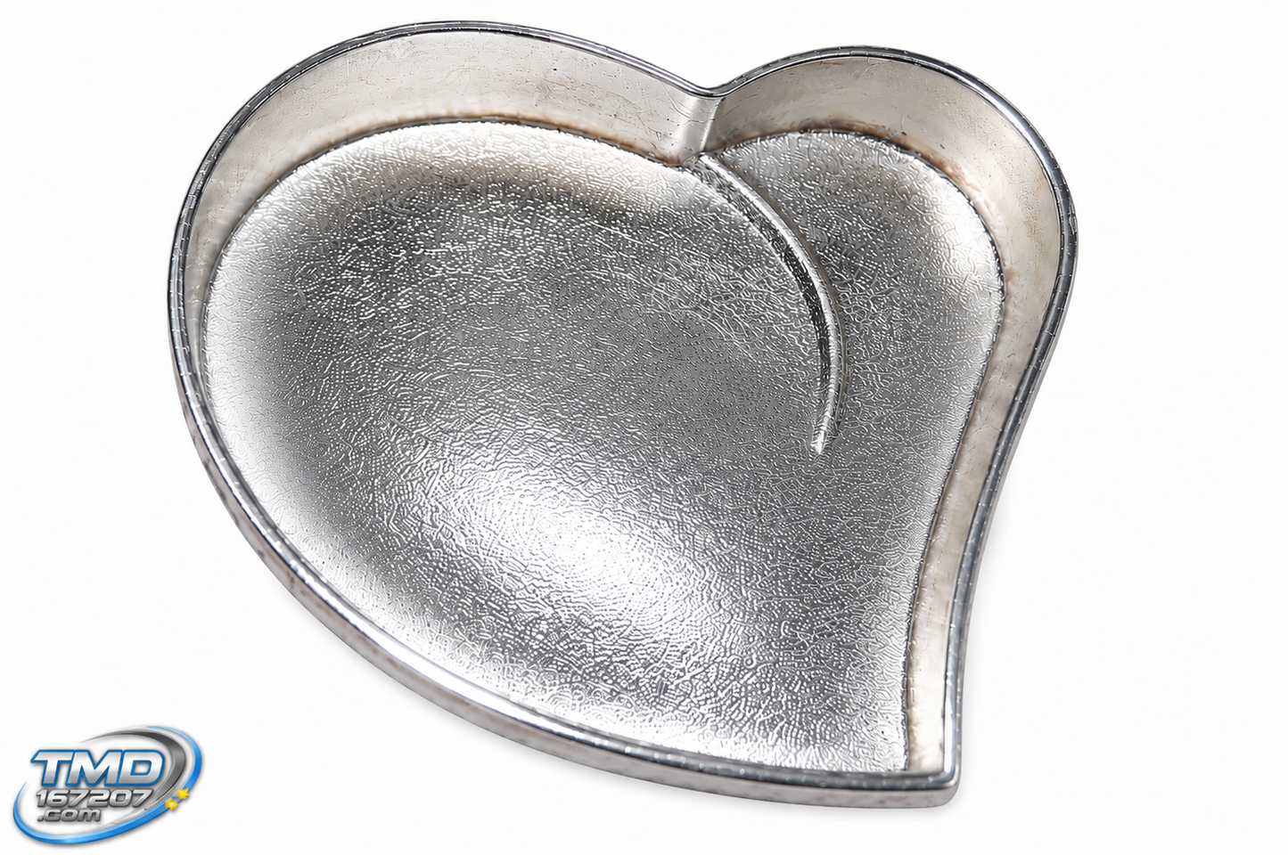 Rose Gold Tone Heart Shaped Trinket Box Keepsake Box