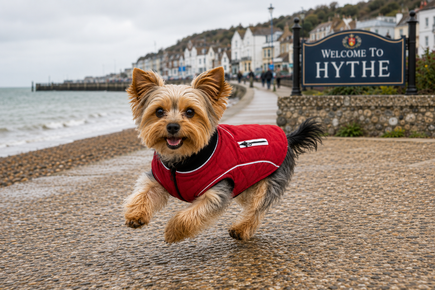 Morezi Red Winter Dog Coat Water Resistant Reflective Small