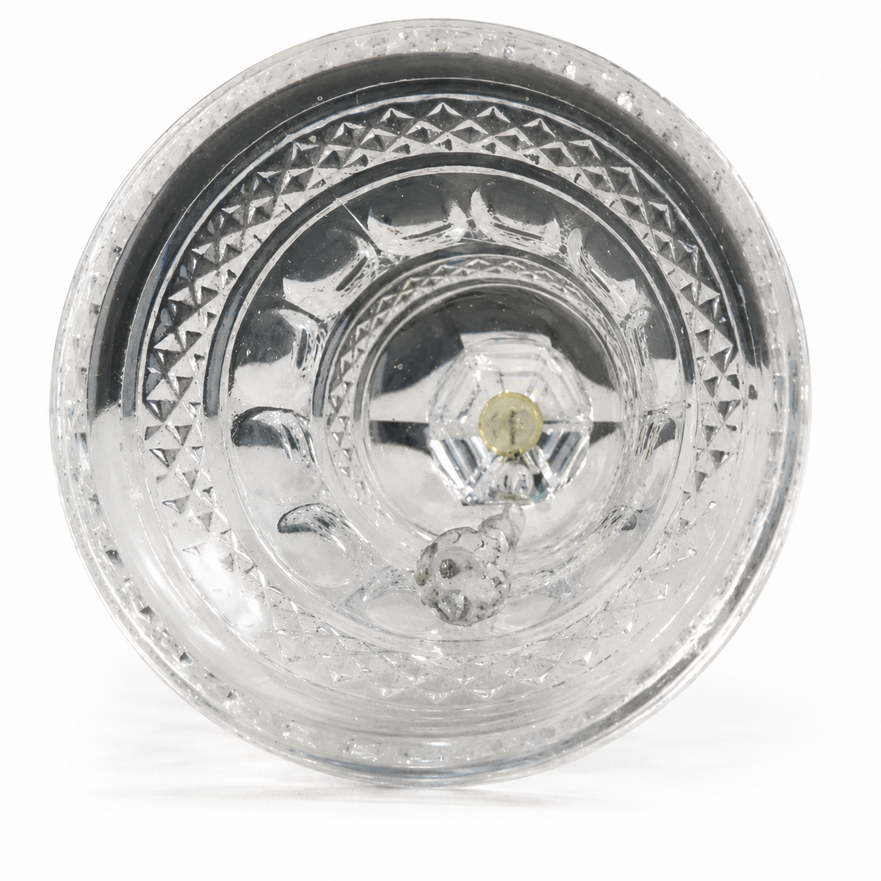 Cut Glass Bell Decorative Ornament