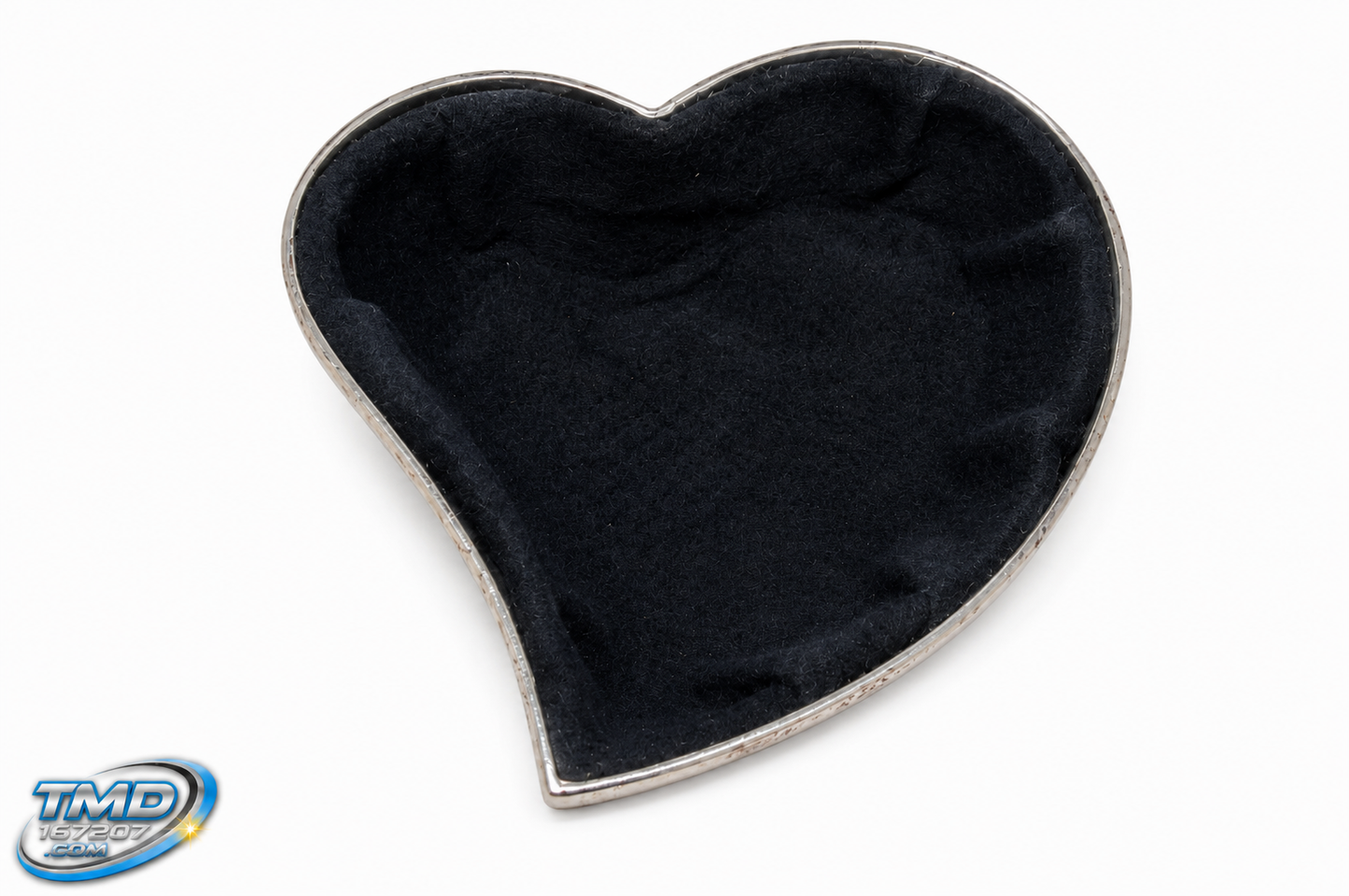 Rose Gold Tone Heart Shaped Trinket Box Keepsake Box