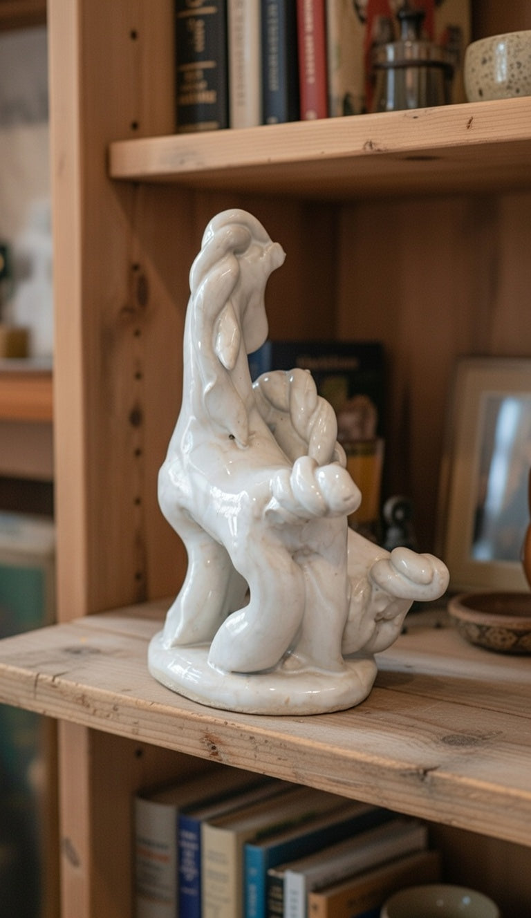 HANDMADE UNUSUAL HORSE FIGURINE
