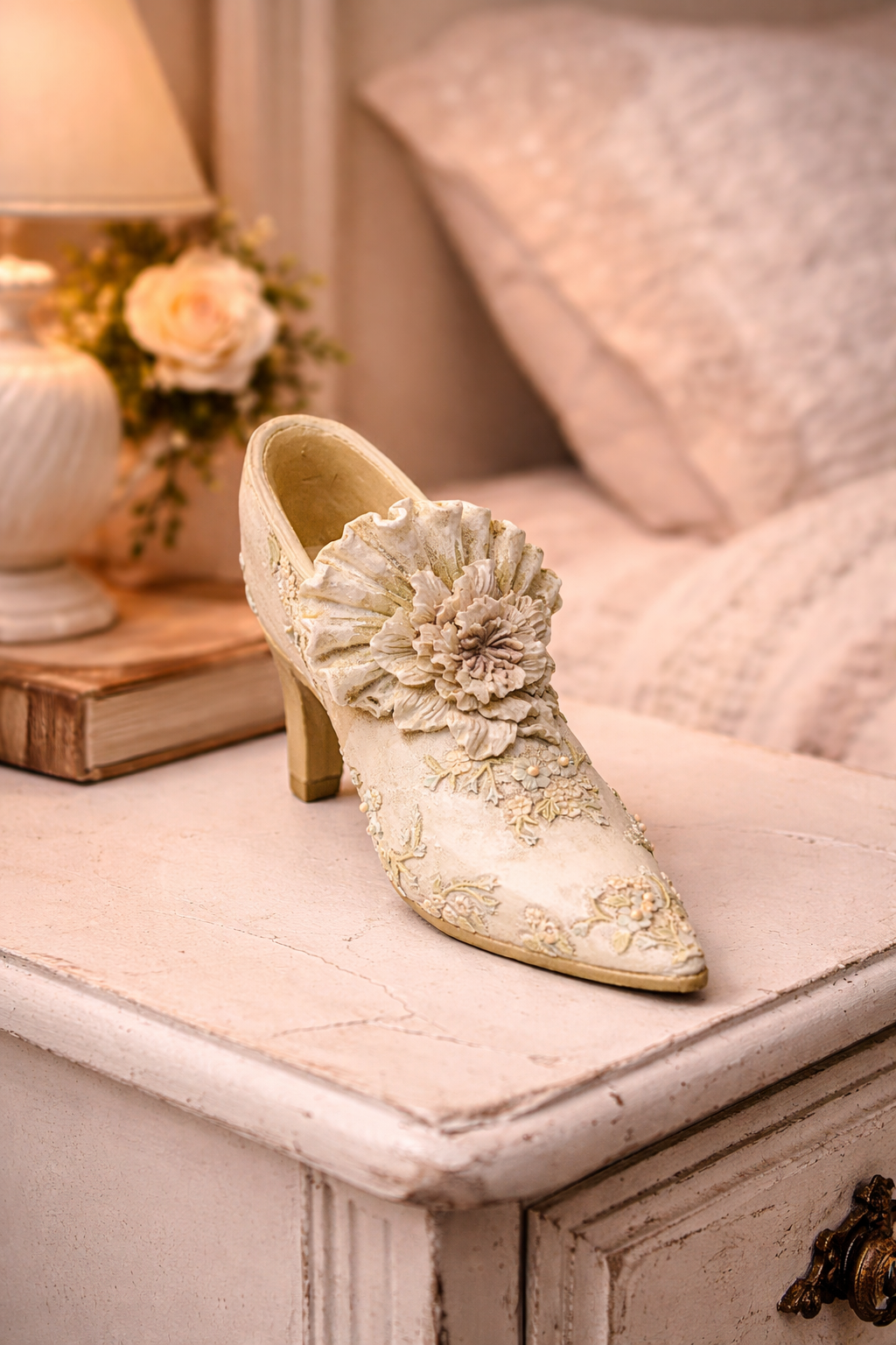 Collection of Miniature Shoe & Boot Ornaments – Vintage Decorative Pieces