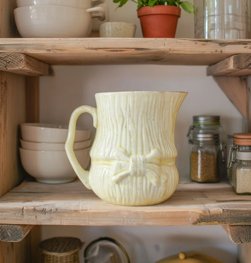 TABLEWARE KEELE STREET POTTERY MILK JUG LEMON