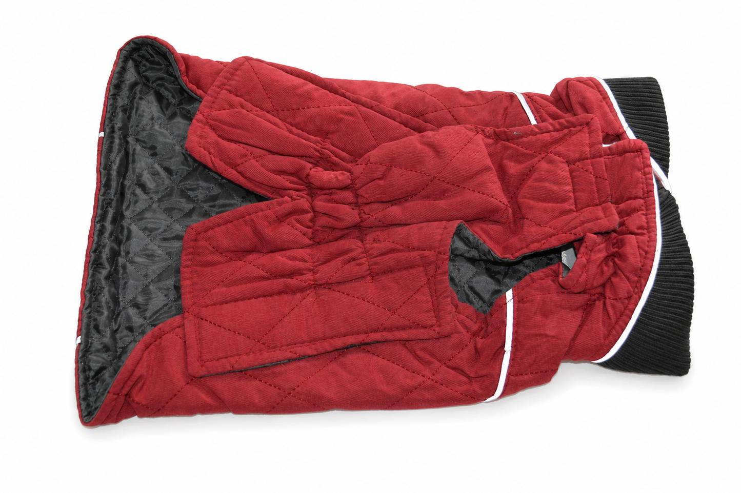 Morezi Red Winter Dog Coat Water Resistant Reflective Small
