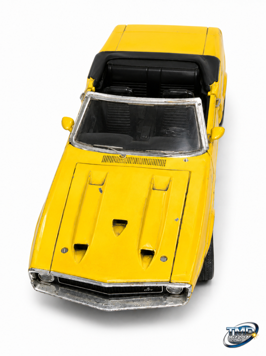 ERTL American Muscle 1969 Shelby GT500 Yellow 1:18 Scale Diecast