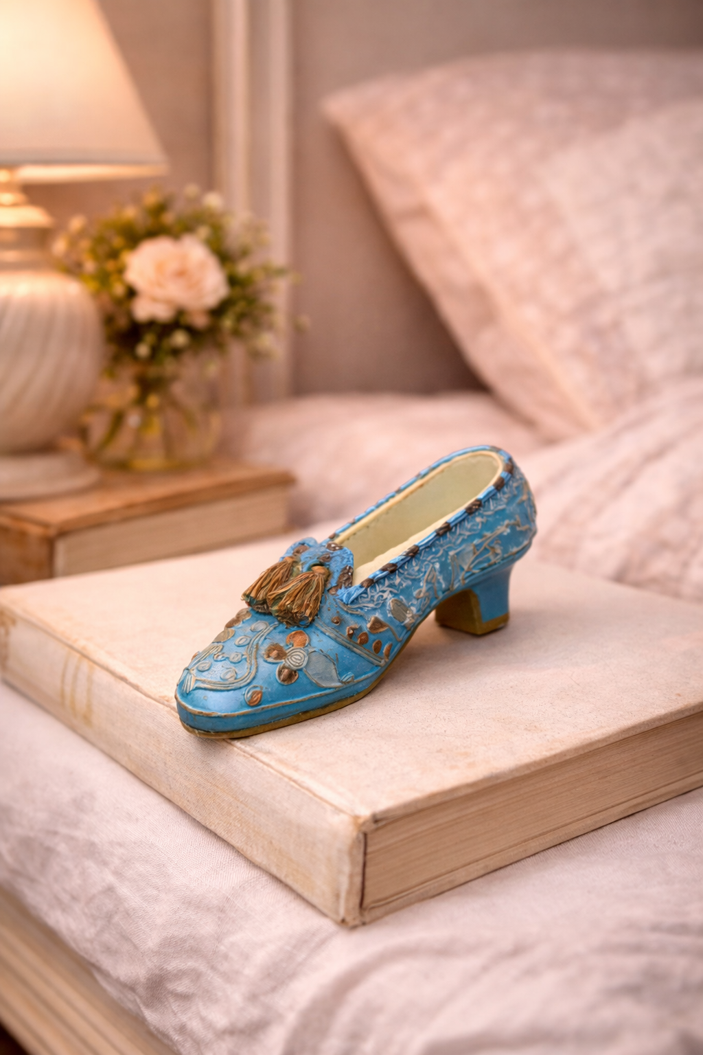 Collection of Miniature Shoe & Boot Ornaments – Vintage Decorative Pieces