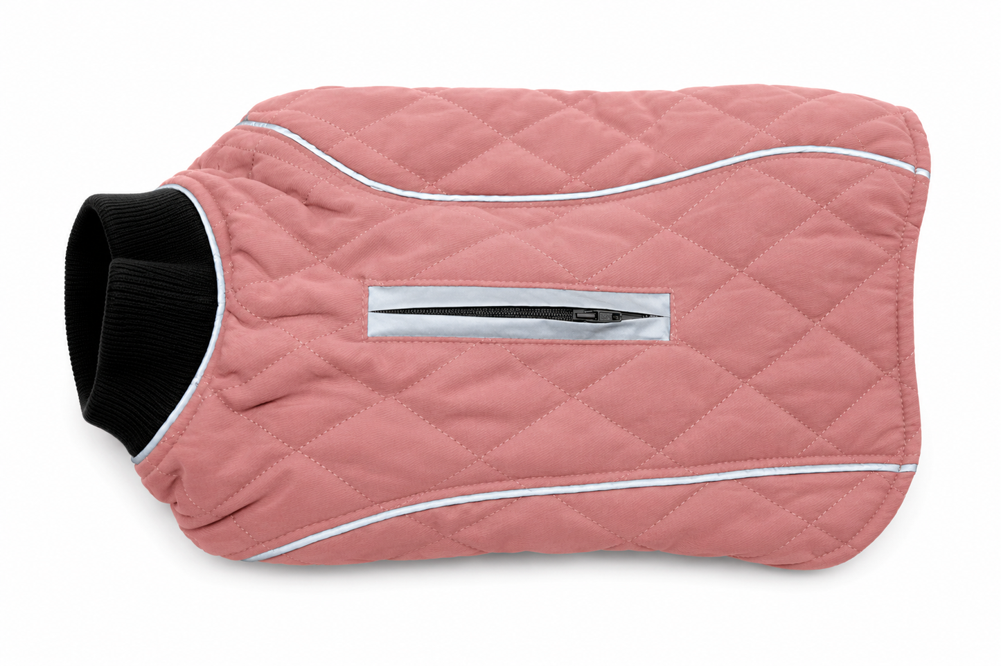 Morezi Dog Coat Winter Water Resistant Reflective Harness Hole Pink Large