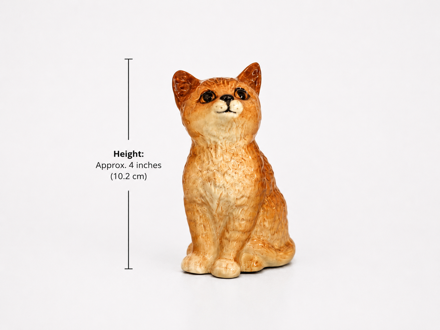 Vintage Beswick Persian Ginger Cat Figurine – England Ceramic Collectable