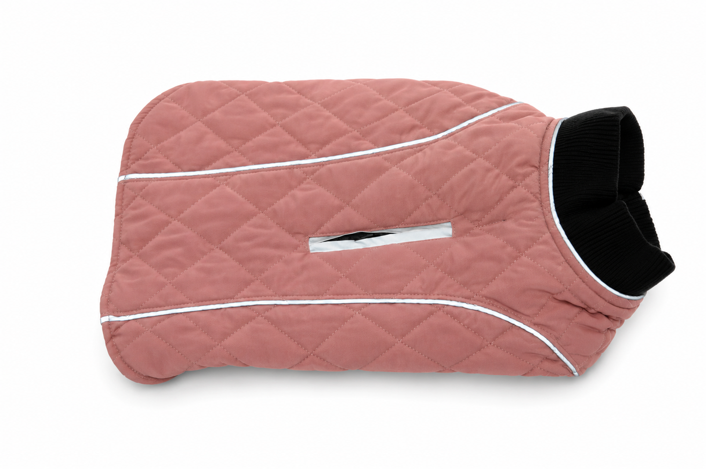 Morezi Dog Coat Winter Water Resistant Reflective Harness Hole Pink Large