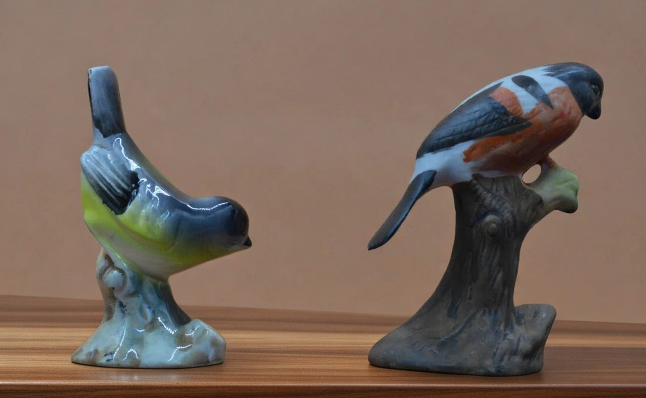 Five Bird Figurines – Various Species