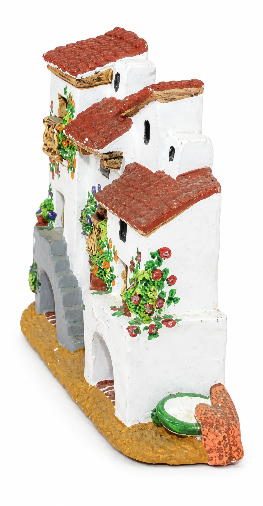 Hand Made Hand Decorated Hanging Village House Ornament