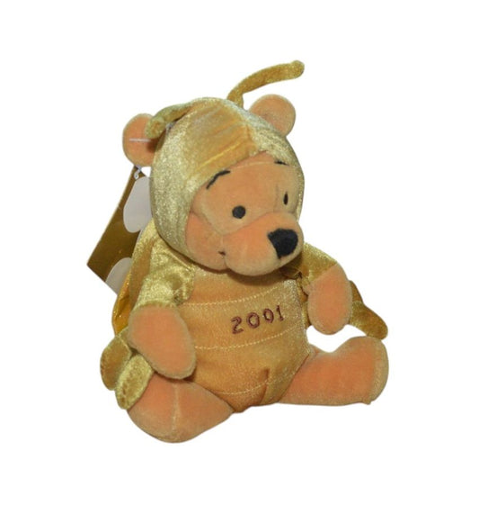 Soft Toy – Winnie the Pooh Gold Bug Bee – 2001 Disney