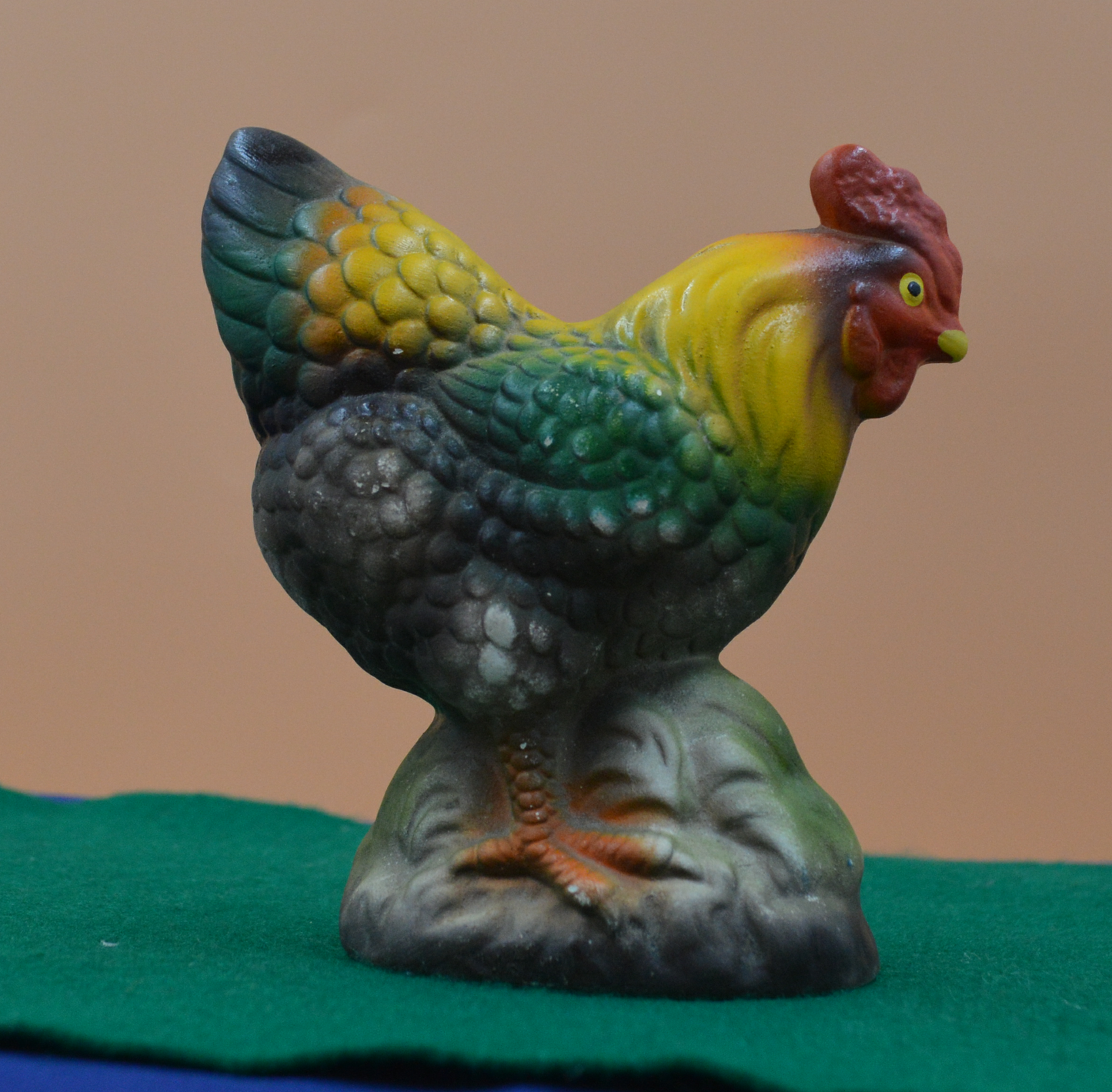 Colourful Chicken Figurine